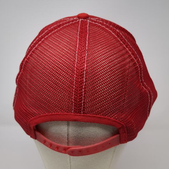 Union Pacific Railroad Snapback Mesh Back Trucker Hat Red One Size Vintage USA - Picture 6 of 9
